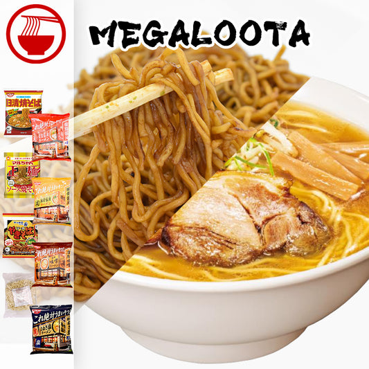 MEGALOOTA 8 laatua 16 annosta | Yakisoba ja Ramen MIX